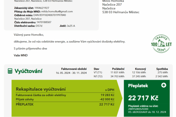 Vyúčtování energie MND 5-11_2024
