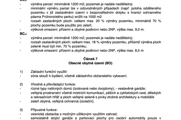 Regulace vystavby