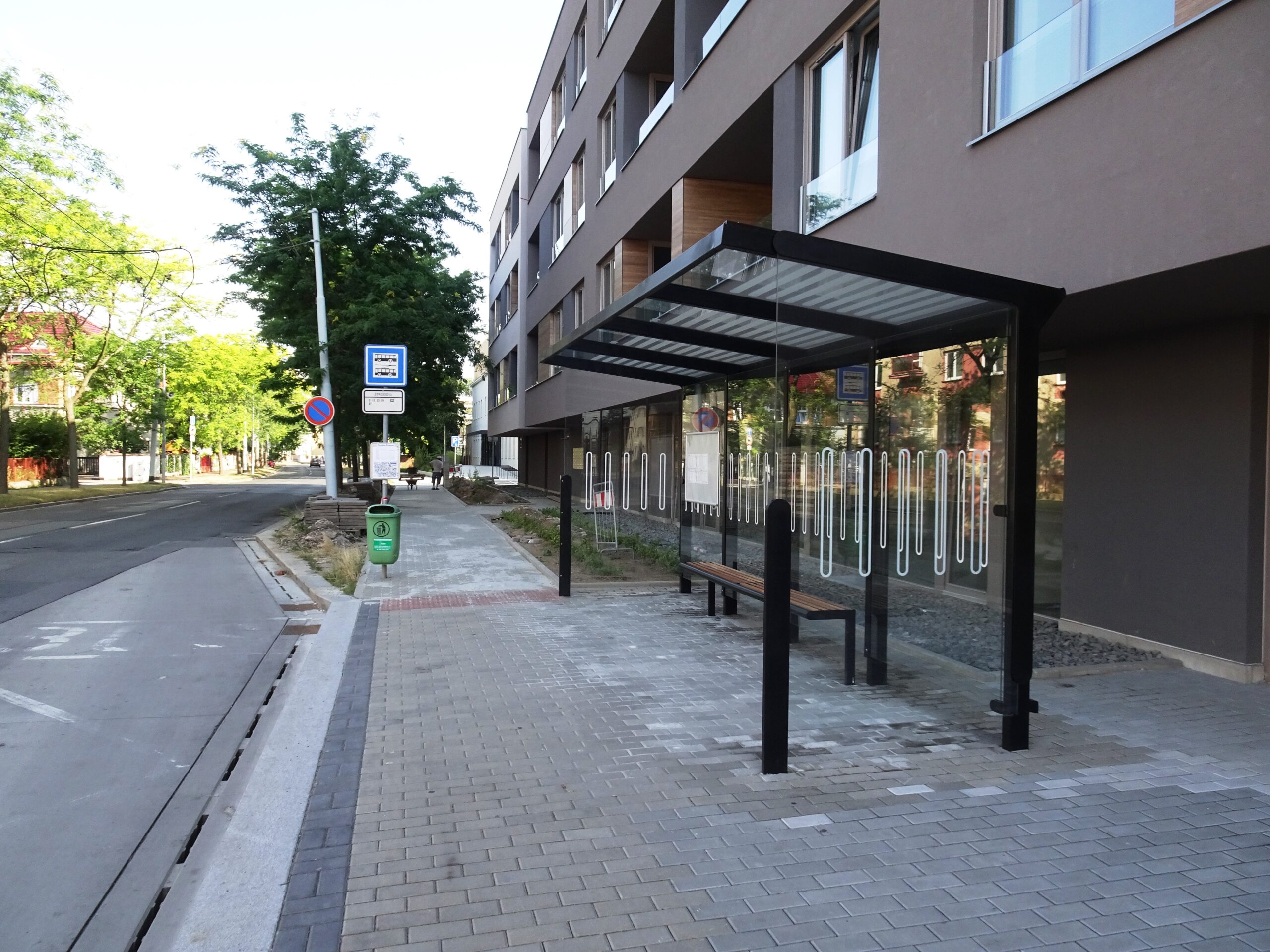 Štrossova ulice v Pardubicích, Bílé Předměstí